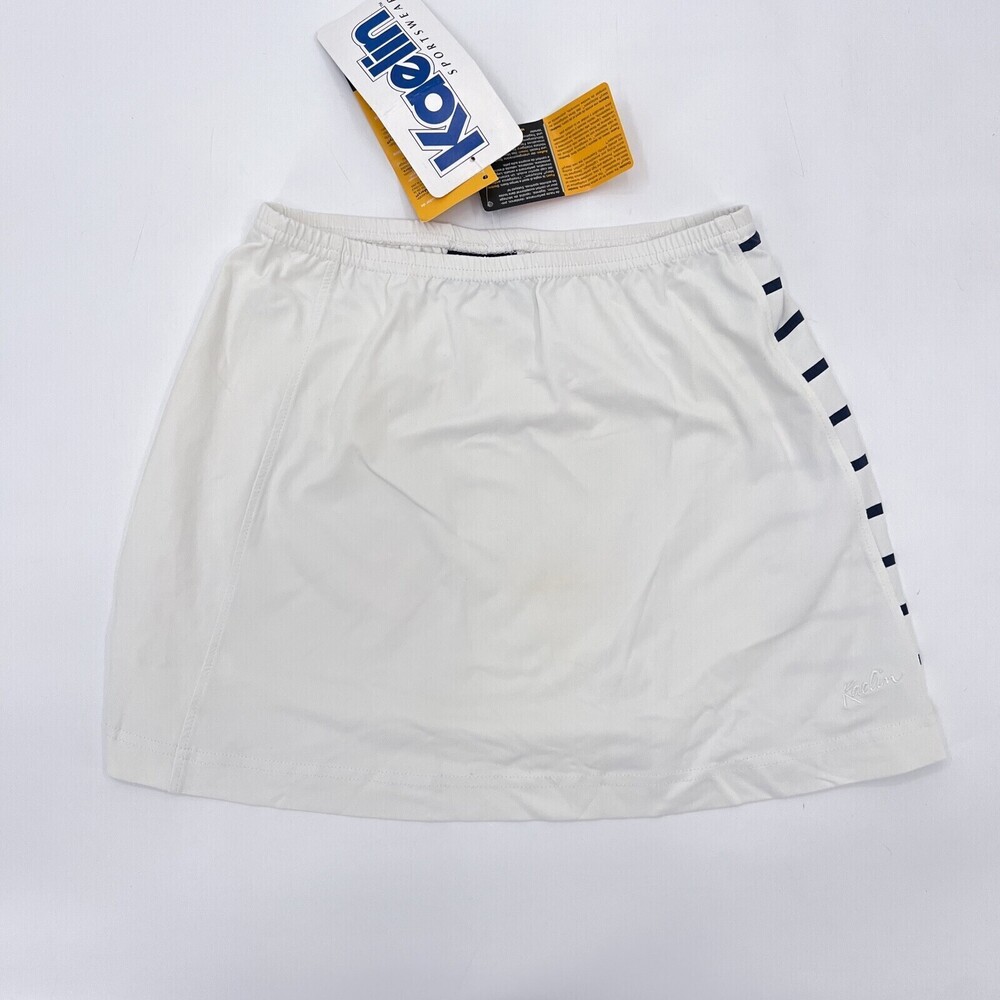 NEW Kaelin Skirt Womens Extra Small White Black A-Line Pull on Tennis Workout